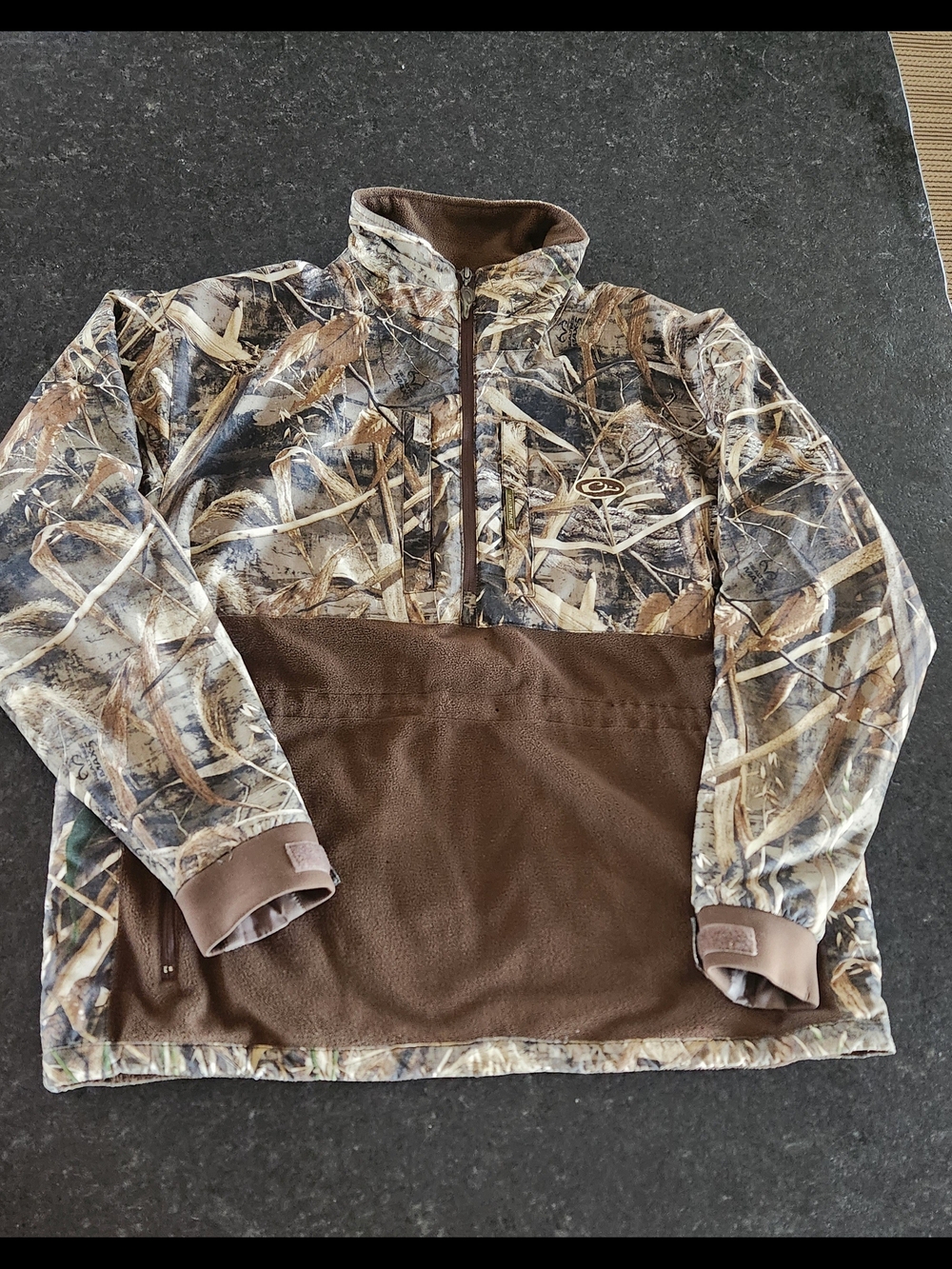 Drake Waterfowl Systems Camo Half-Zip Pullover